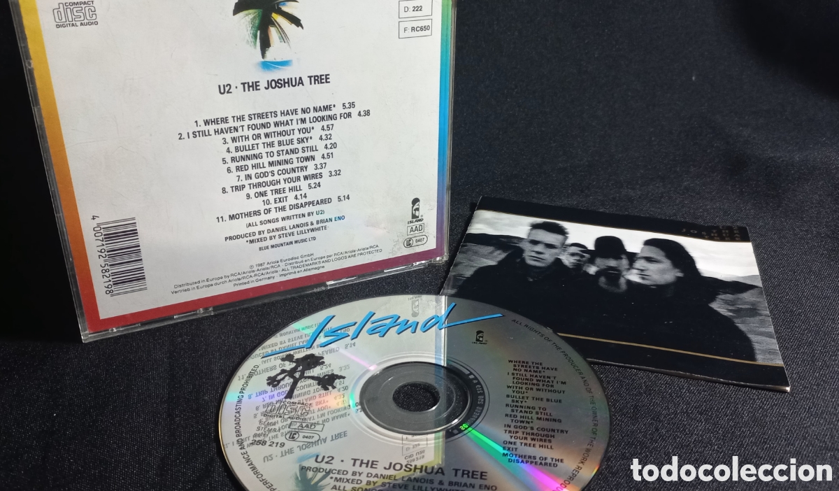 CDs de m&uacute;sica: U2. THE JOSHUA TREE, 1990. - Foto 2