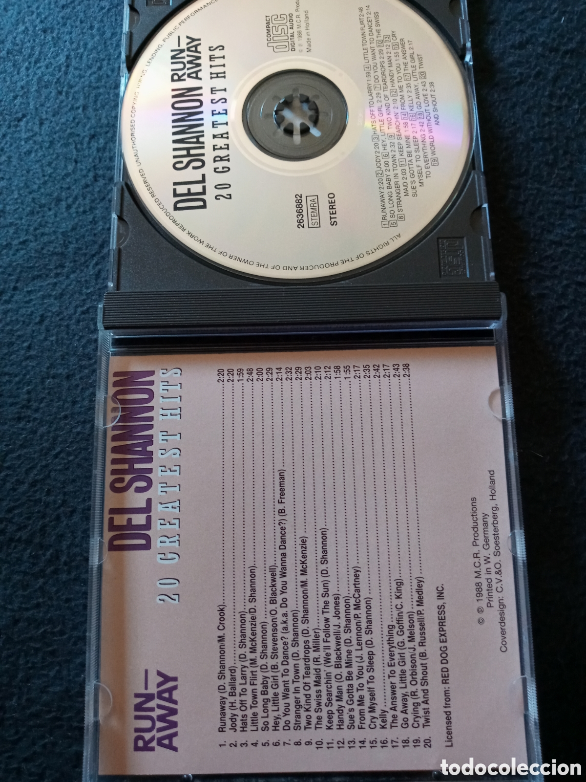 CDs de m&uacute;sica: Del Shannon.Runaway.CD - Foto 3