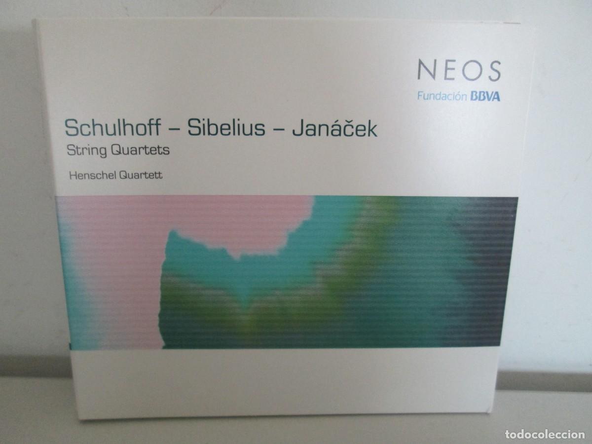 CDs de m&uacute;sica: SCHULHOFF. SIBELIUS. JANACEK. STRING QUARTETS. NEOS FUNDACION BBVA. CD. 2012 - Foto 1