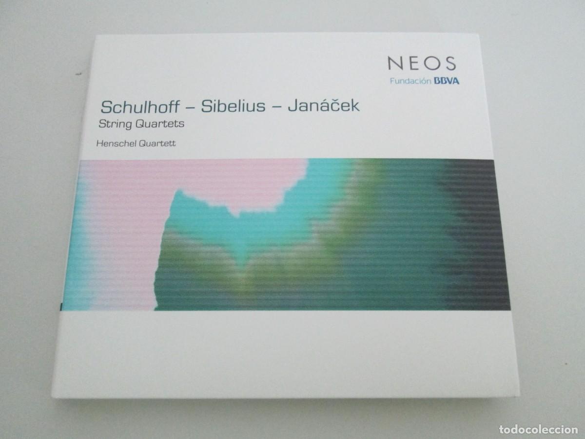 CDs de m&uacute;sica: SCHULHOFF. SIBELIUS. JANACEK. STRING QUARTETS. NEOS FUNDACION BBVA. CD. 2012 - Foto 2
