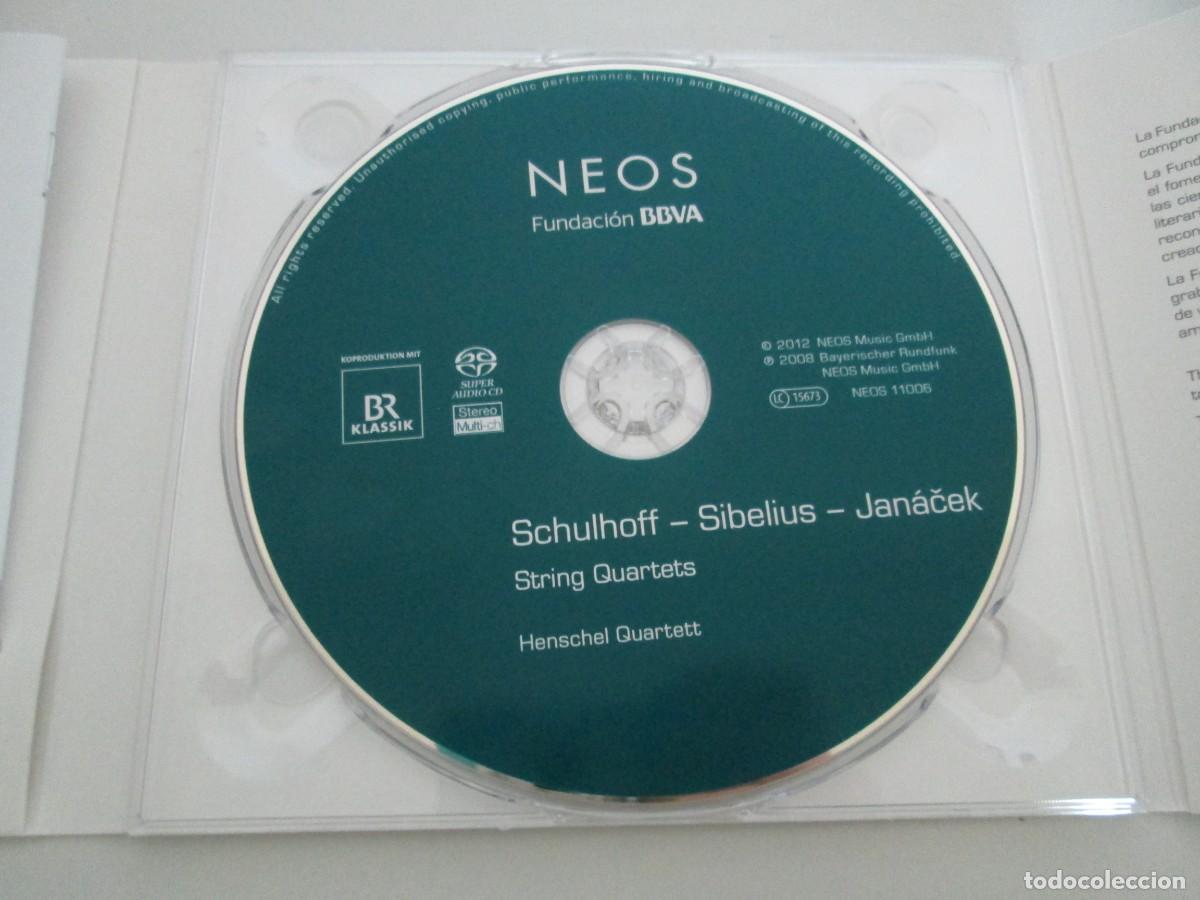CDs de m&uacute;sica: SCHULHOFF. SIBELIUS. JANACEK. STRING QUARTETS. NEOS FUNDACION BBVA. CD. 2012 - Foto 7