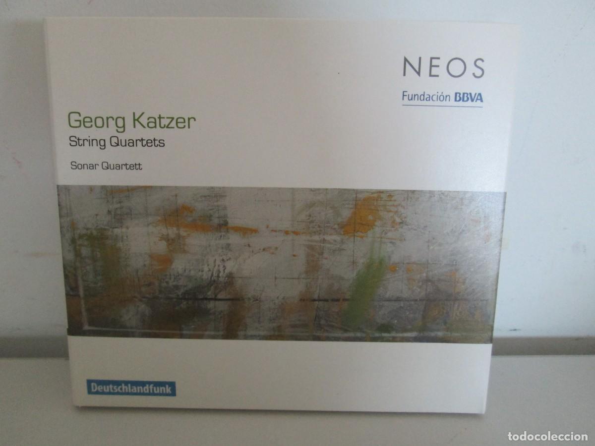 CDs de m&uacute;sica: GEORG KATZER. STRING QUARTETS. NEOS FUNDACION BBVA. CD. 2009. - Foto 1