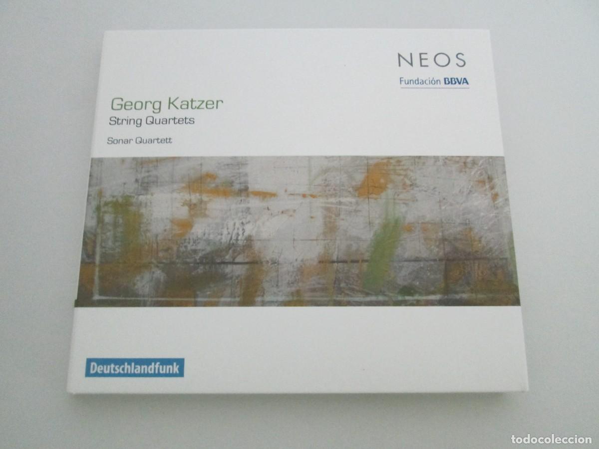 CDs de m&uacute;sica: GEORG KATZER. STRING QUARTETS. NEOS FUNDACION BBVA. CD. 2009. - Foto 2