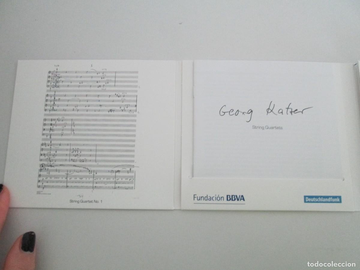 CDs de m&uacute;sica: GEORG KATZER. STRING QUARTETS. NEOS FUNDACION BBVA. CD. 2009. - Foto 4