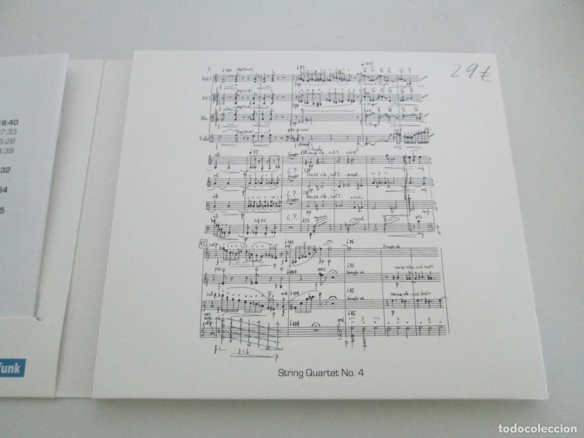 CDs de m&uacute;sica: GEORG KATZER. STRING QUARTETS. NEOS FUNDACION BBVA. CD. 2009. - Foto 8