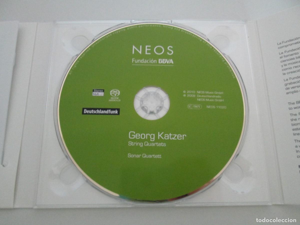 CDs de m&uacute;sica: GEORG KATZER. STRING QUARTETS. NEOS FUNDACION BBVA. CD. 2009. - Foto 9