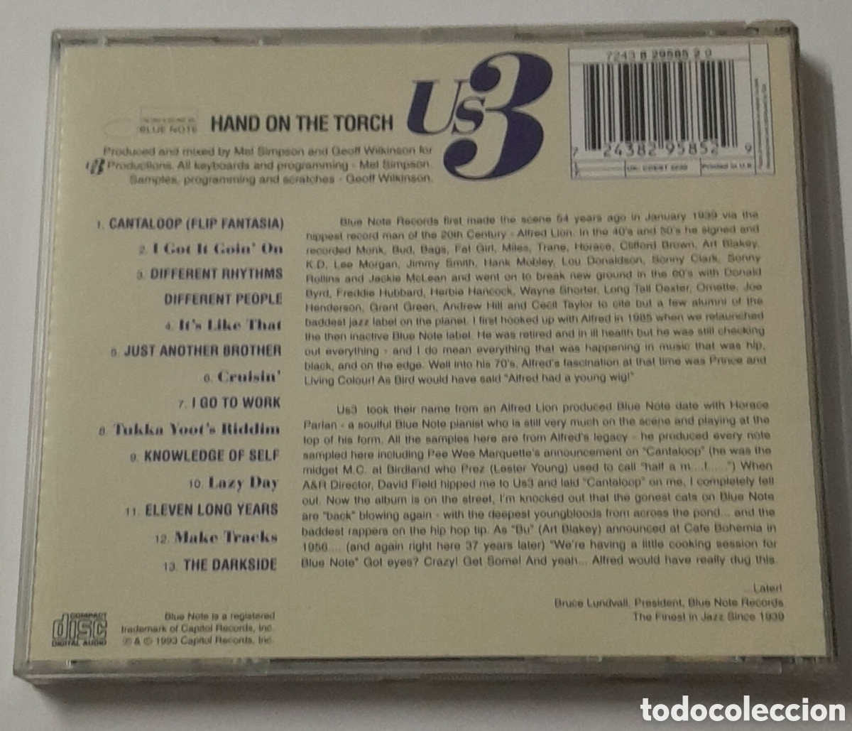 CDs de m&uacute;sica: US3 - HAND ON THE TORCH - Foto 2