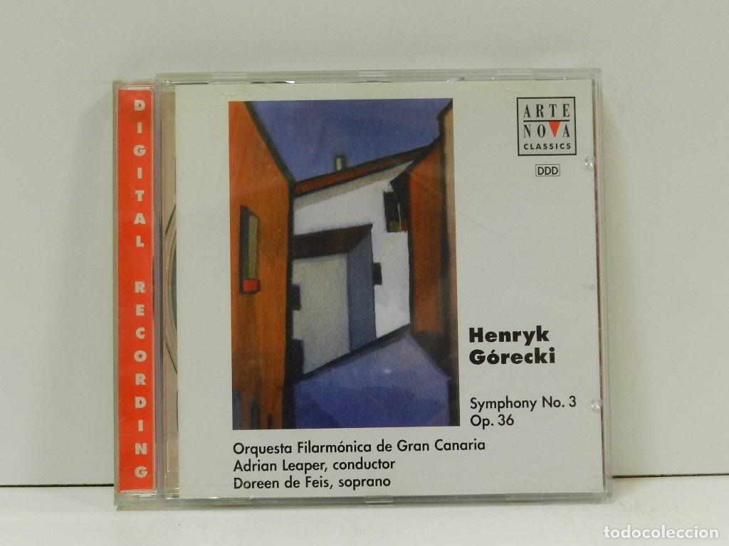 CDs de m&uacute;sica: DISCO CD. Henryk G&oacute;recki &ndash; Symphony No. 3, Op. 36. COMPACT DISC. - Foto 1