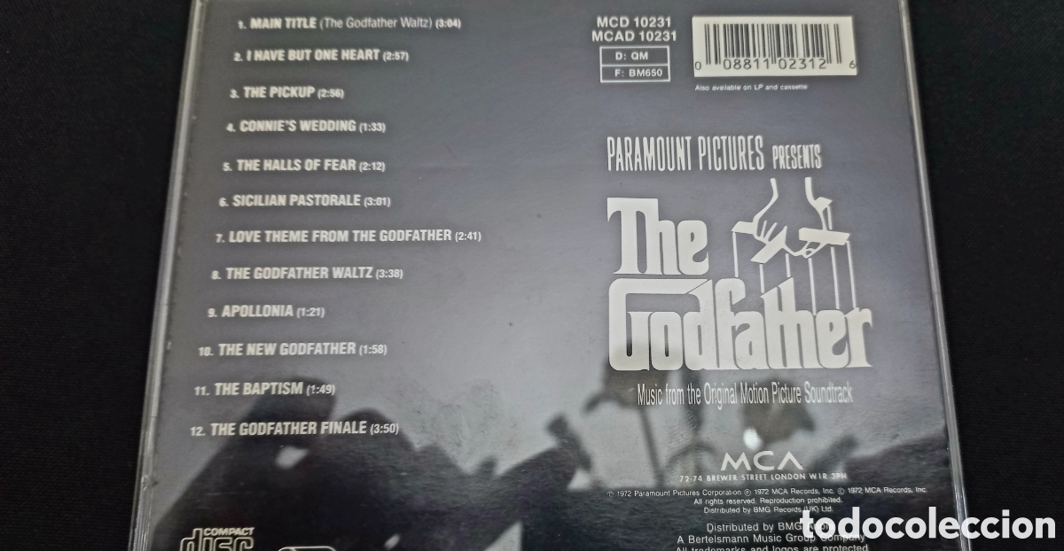 CDs de m&uacute;sica: B.S.O EL PADRINO - Foto 3