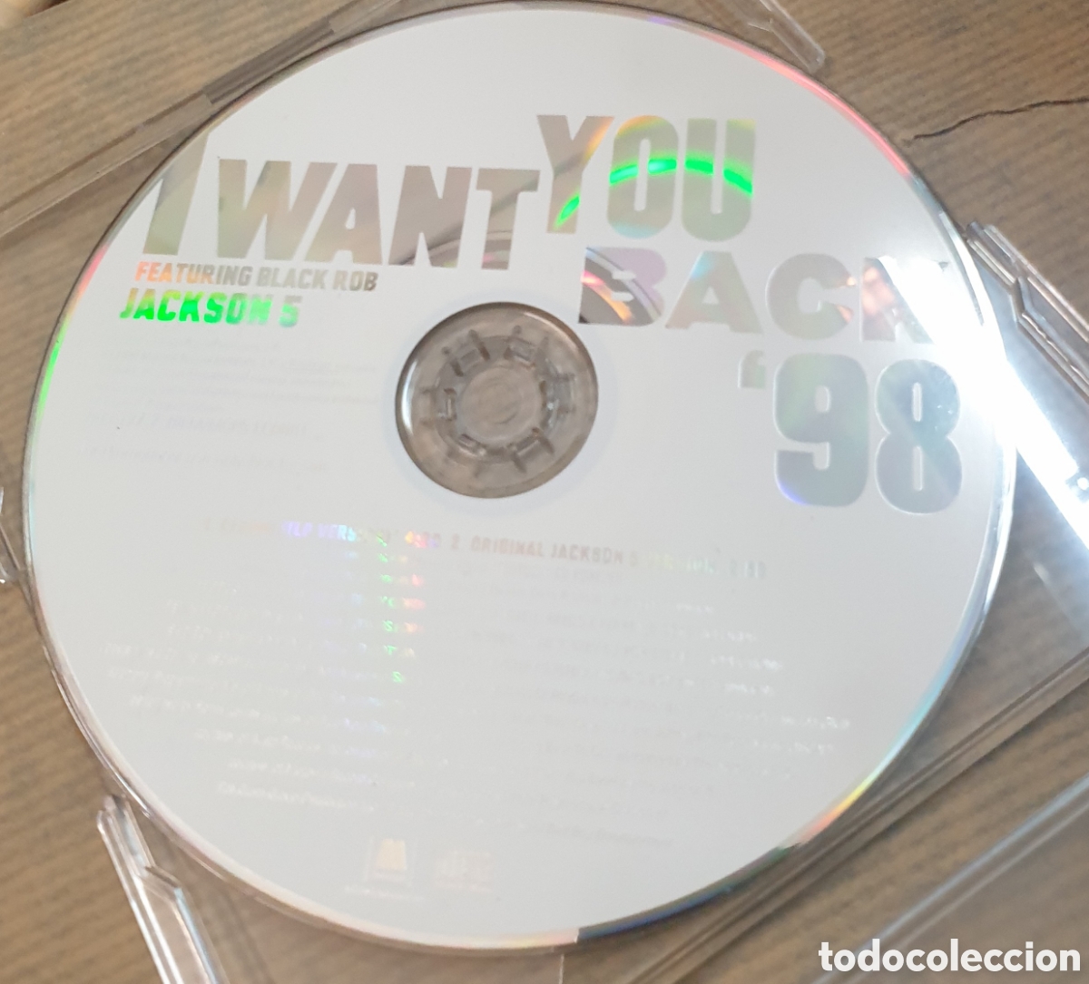 CDs de m&uacute;sica: Jacksons 5 - I want you back 98. Cd single - Foto 1