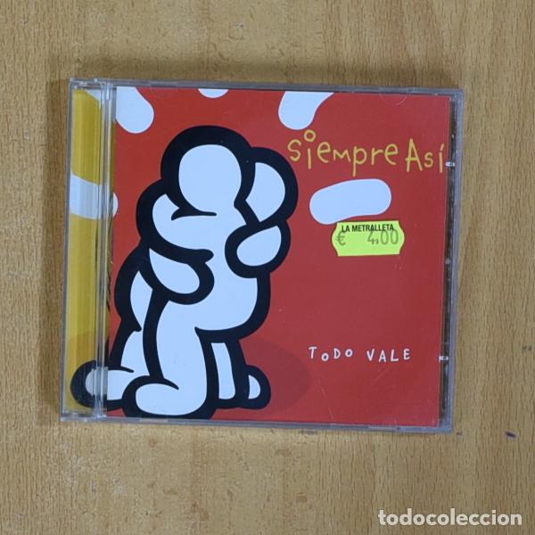 CDs de m&uacute;sica: SIEMPRE ASI - TODO VALE - CD - Foto 1