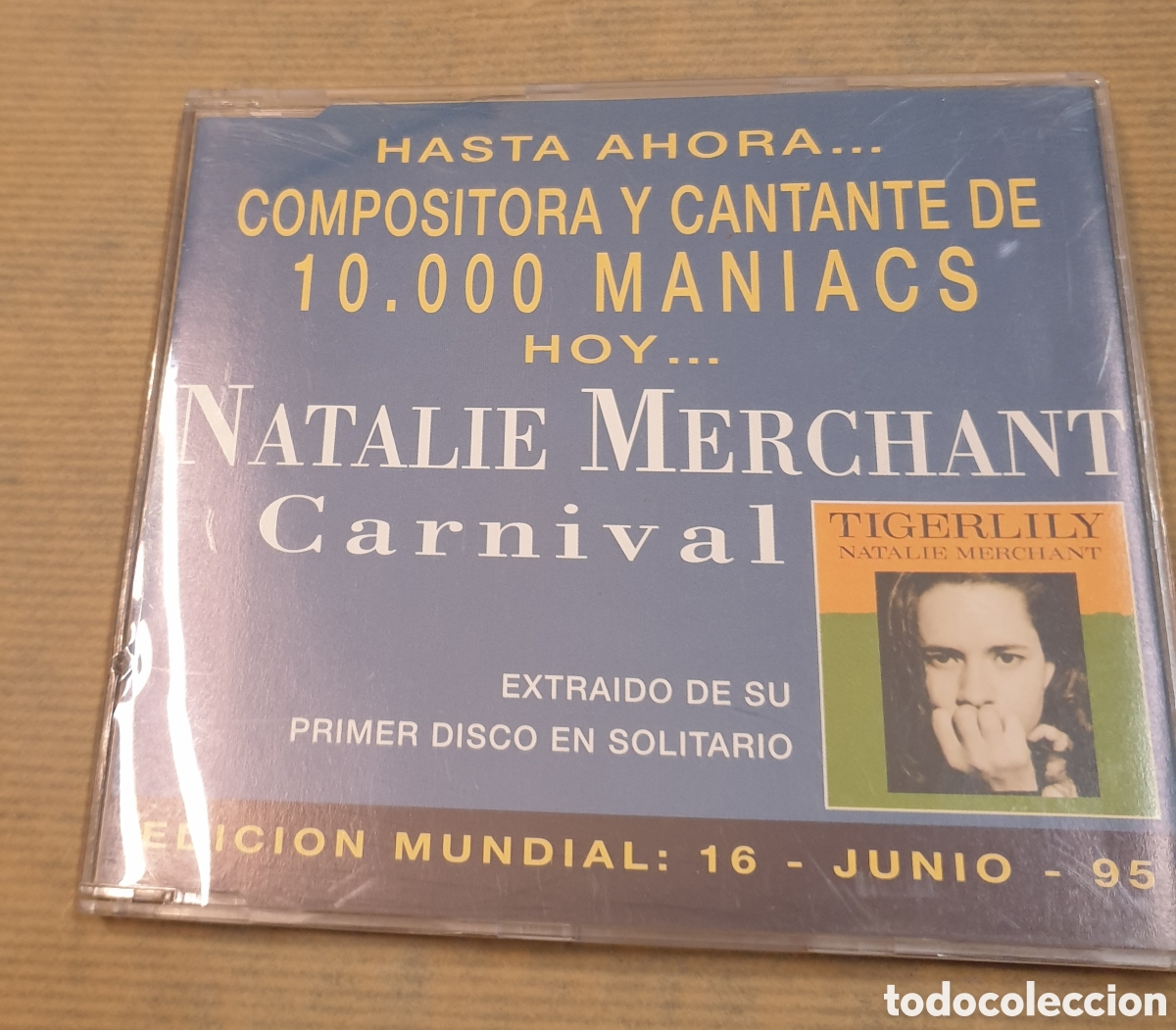 CDs de m&uacute;sica: Natalie Merchant - carnival. cd single - Foto 1