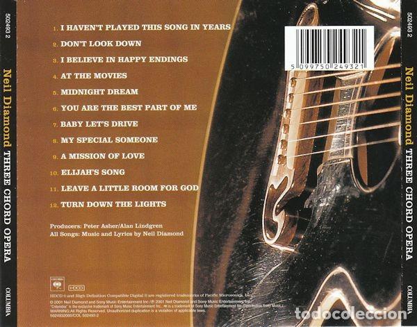 CDs de m&uacute;sica: Neil Diamond &ndash; Three Chord Opera - Foto 2
