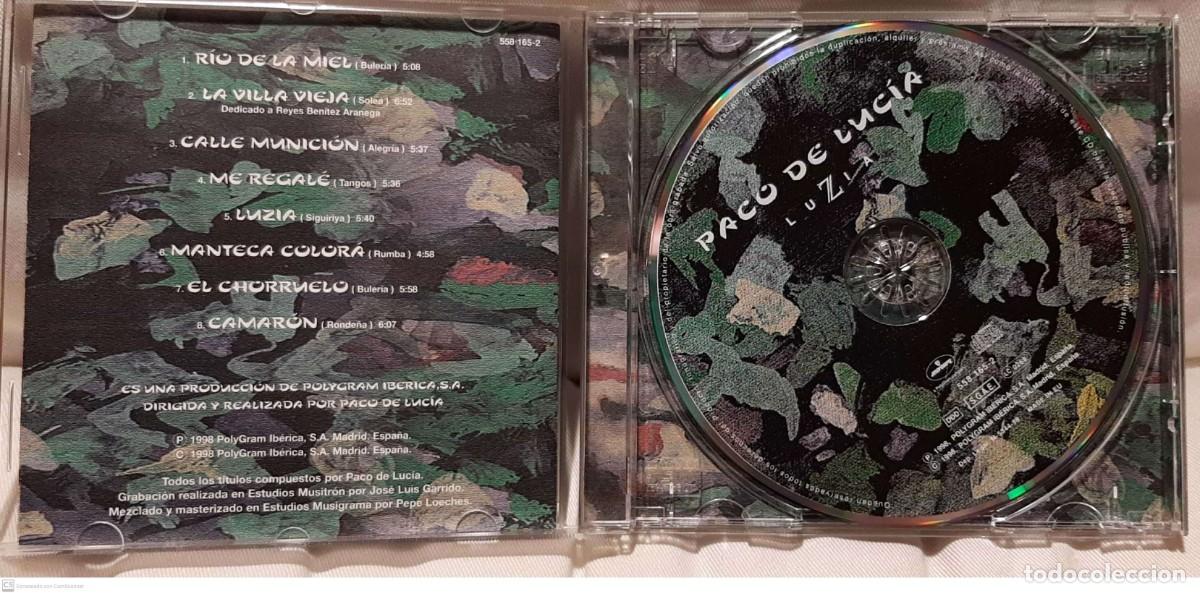 CDs de m&uacute;sica: Paco De Luc&iacute;a &lrm;&ndash; Luzia - Foto 2