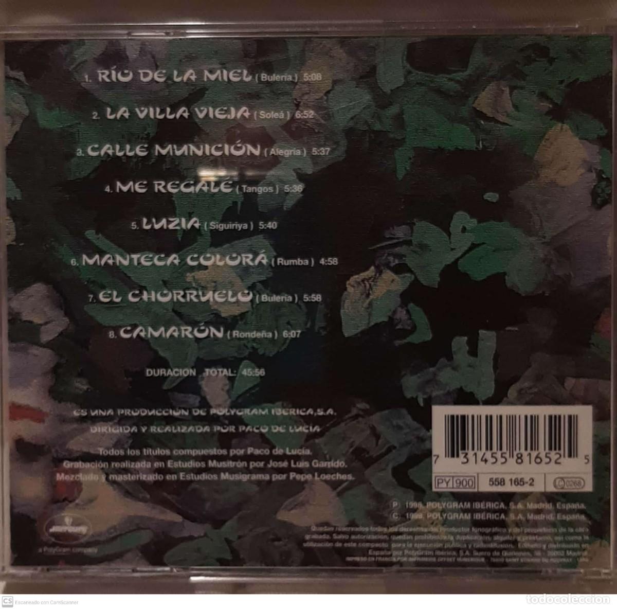 CDs de m&uacute;sica: Paco De Luc&iacute;a &lrm;&ndash; Luzia - Foto 3