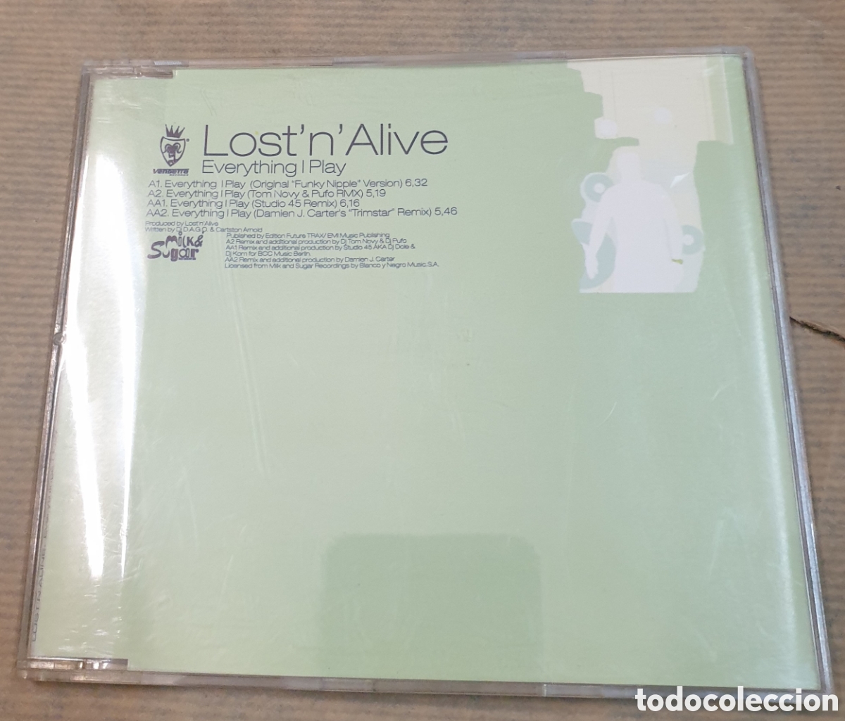 CDs de m&uacute;sica: Lostnalive - Everithing I play. Cd single - Foto 1