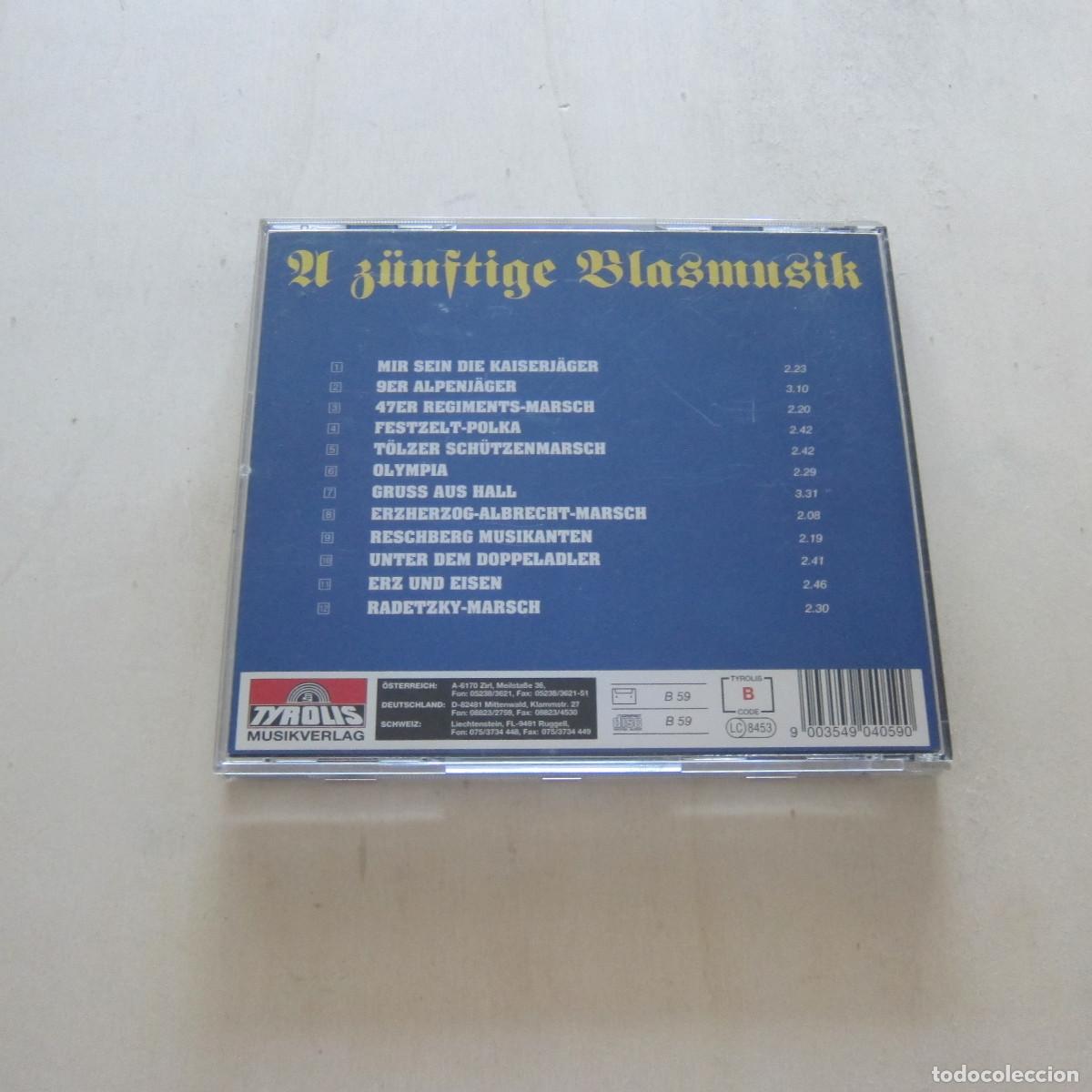 CDs de m&uacute;sica: A ZUNFTIGE BLASMUSIK - CD - Foto 2