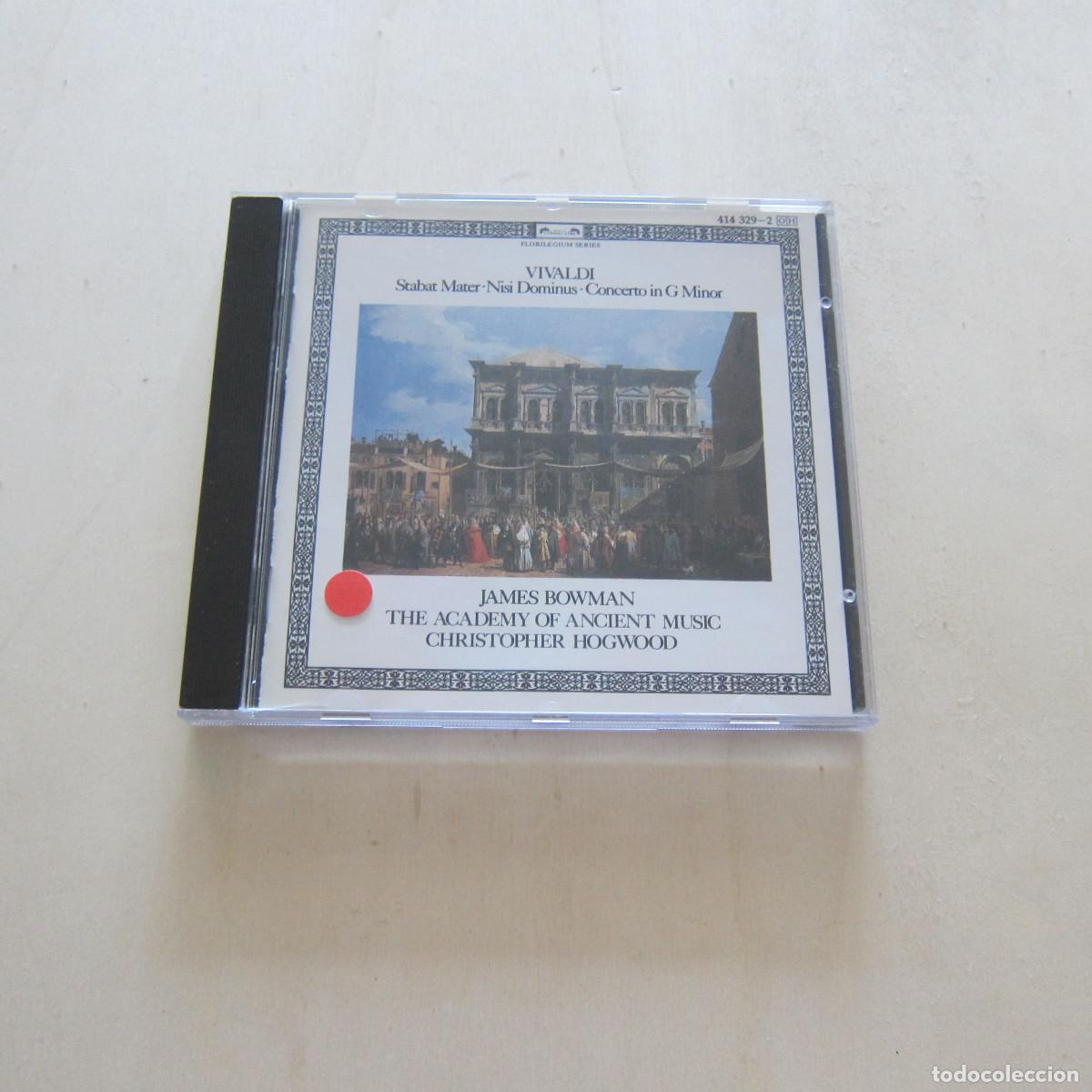 CDs de m&uacute;sica: VIVALDI - JAMES BOWMAN. CHRISTOPHER HOGWOOD (DECCA) CD - Foto 1