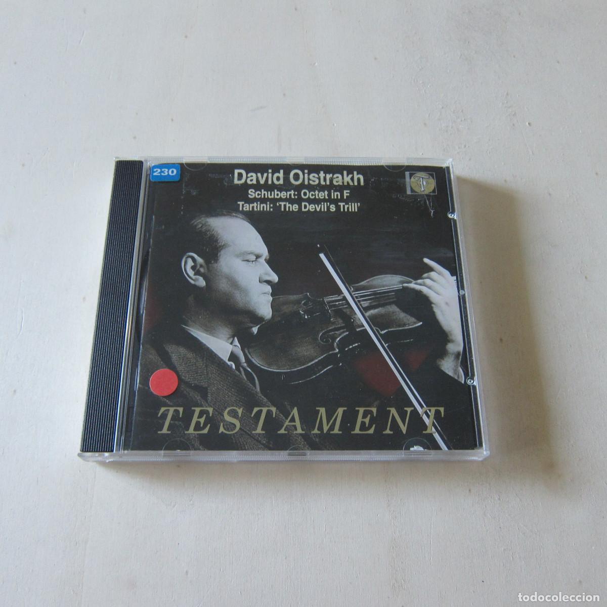 CDs de m&uacute;sica: DAVID OISTRAKH - SCHUBERT. TARTINI (EMI) CD - Foto 1