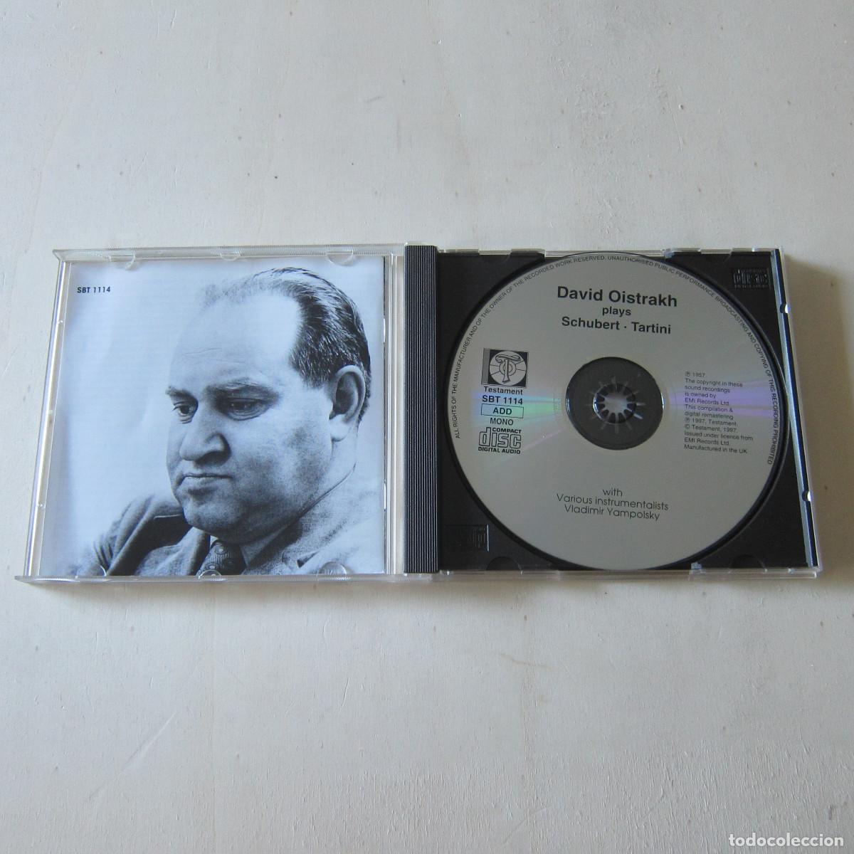CDs de m&uacute;sica: DAVID OISTRAKH - SCHUBERT. TARTINI (EMI) CD - Foto 3