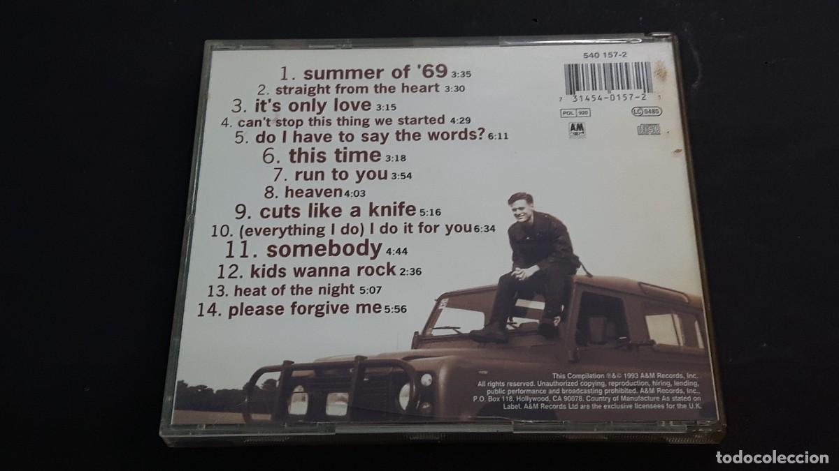 CDs de m&uacute;sica: CD BRYAN ADAMS - SO FAR SO GOOD - 1993 - Foto 3