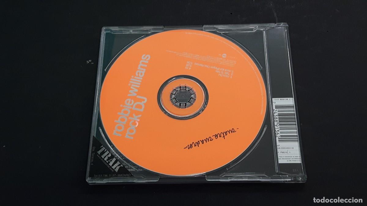 CDs de m&uacute;sica: CD SINGLE - ROBBIE WILLIAMS - ROCK DJ - 2000 - Foto 2