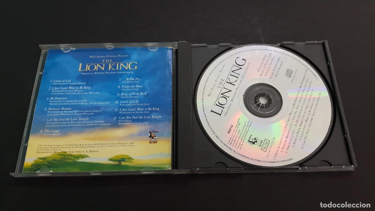 CDs de m&uacute;sica: CD THE LION KING - 1994 - Foto 2