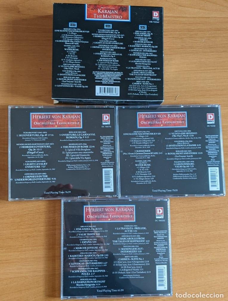 CDs de m&uacute;sica: Karajan, maestro. Triple CD VV - Foto 4
