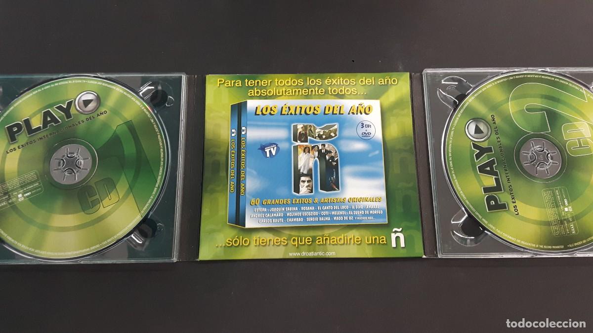 CDs de m&uacute;sica: 2 CD PLAY - LOS &Eacute;XITOS INTERNACIONALES DEL A&Ntilde;O - 2005 - Foto 2