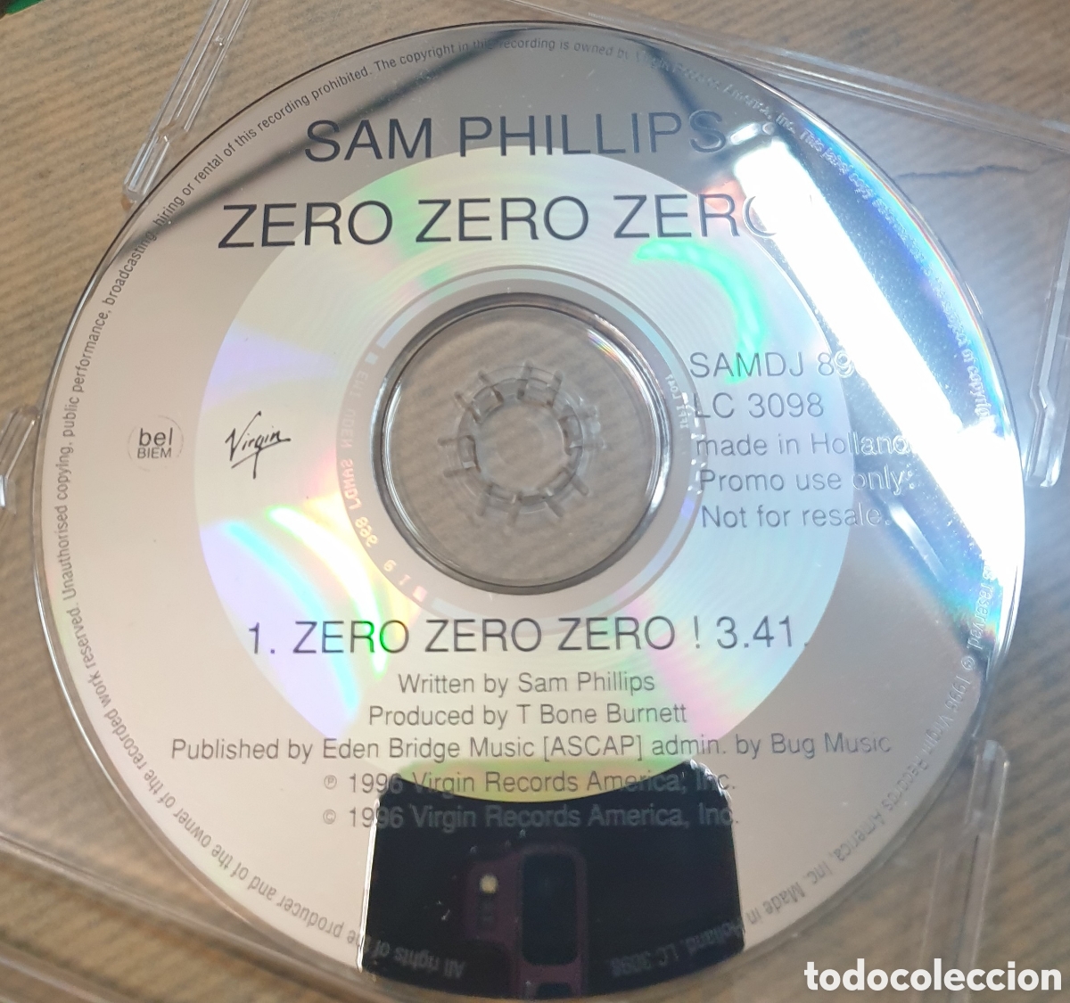 CDs de m&uacute;sica: Sam Phillips - zero zero zero. Cd single - Foto 1