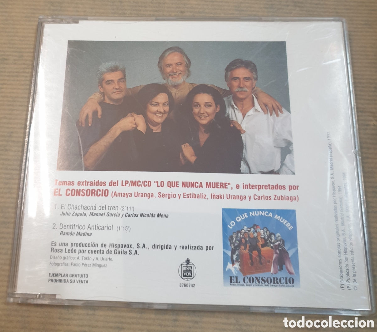 CDs de m&uacute;sica: El consorcio - el cha cha cha del tren. Cd single - Foto 1