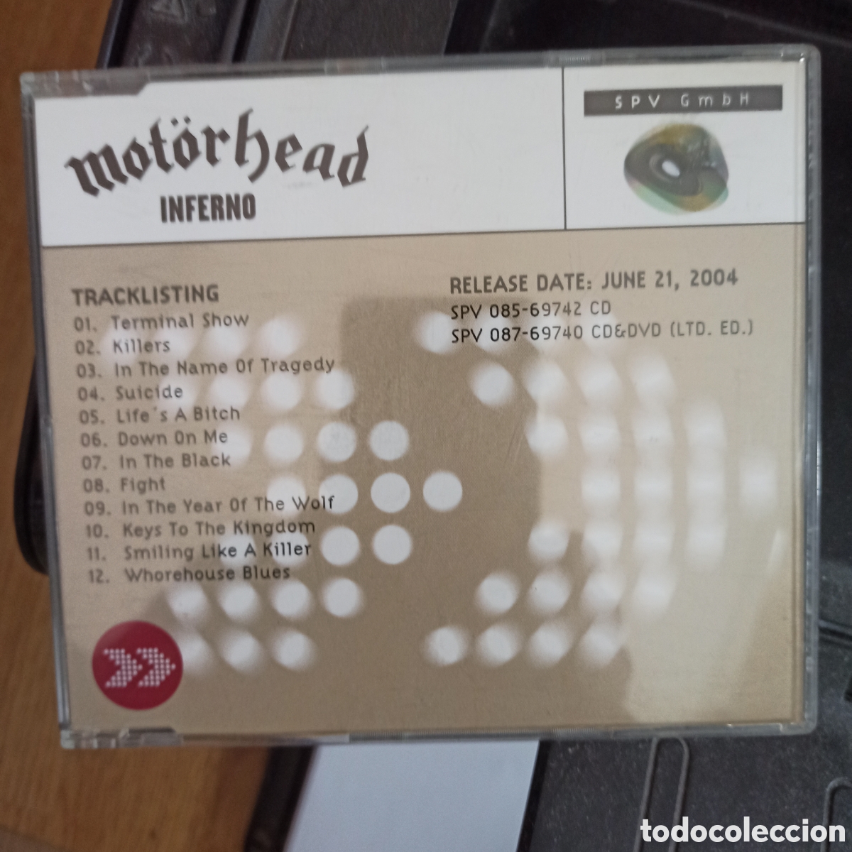 CDs de m&uacute;sica: Mot&ouml;rhead &lrm;&ndash; Inferno (Promo) - Foto 1