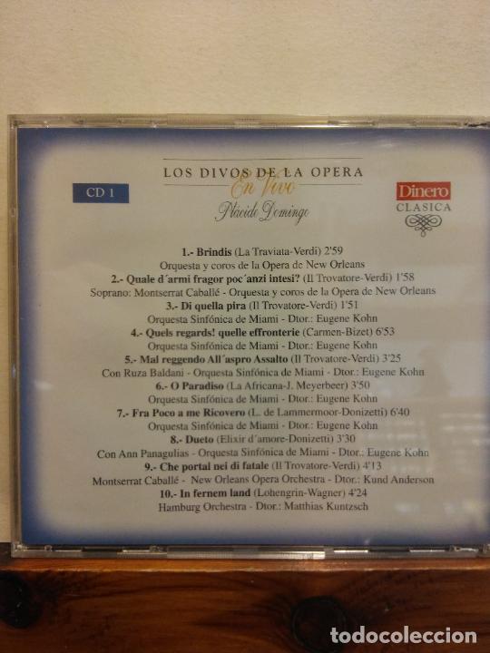 CDs de m&uacute;sica: CD. PL&Aacute;CIDO DOMINGO. LOS DIVOS DE LA &Oacute;PERA EN VIVO - Foto 1