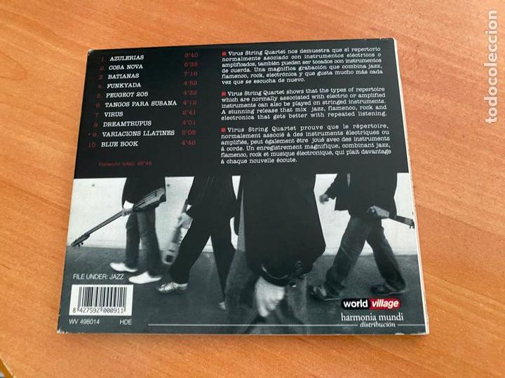 CDs de m&uacute;sica: VIRUS STRING QUARTET (VIRUS) CD (CDI5) - Foto 3