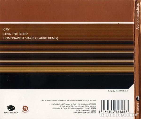 CDs de m&uacute;sica: Simple Minds &ndash; Cry - nuevo precintado!! - Foto 2