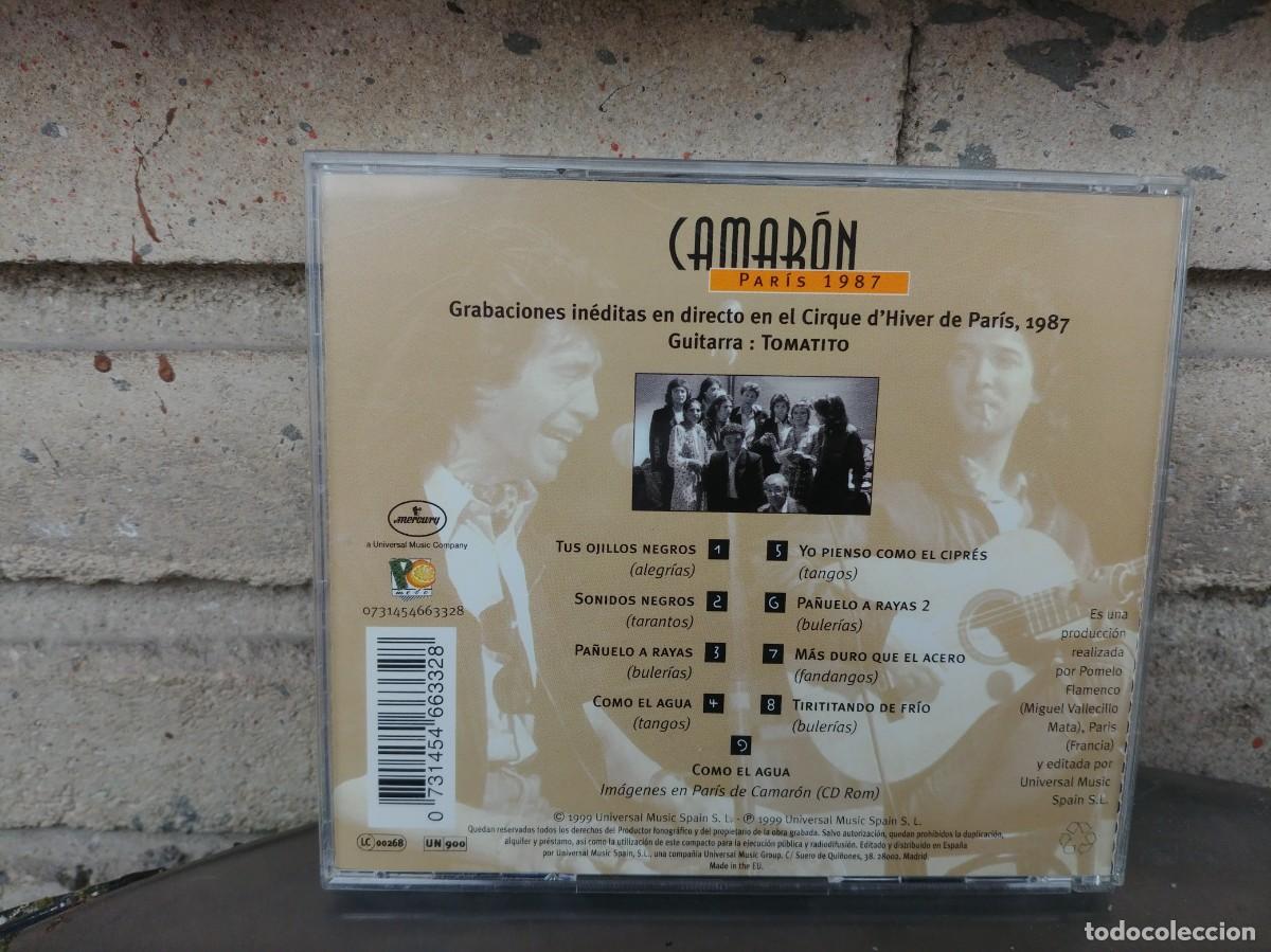 CDs de m&uacute;sica: CAMARON-CD PARIS 1987 - Foto 3