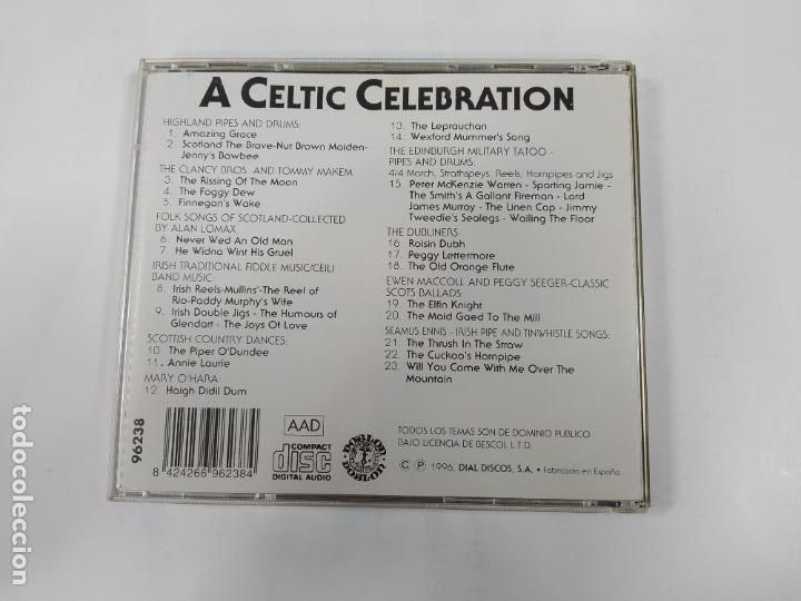 CDs de m&uacute;sica: A Celtic Celebration. CD. TDKCD225 - Foto 3