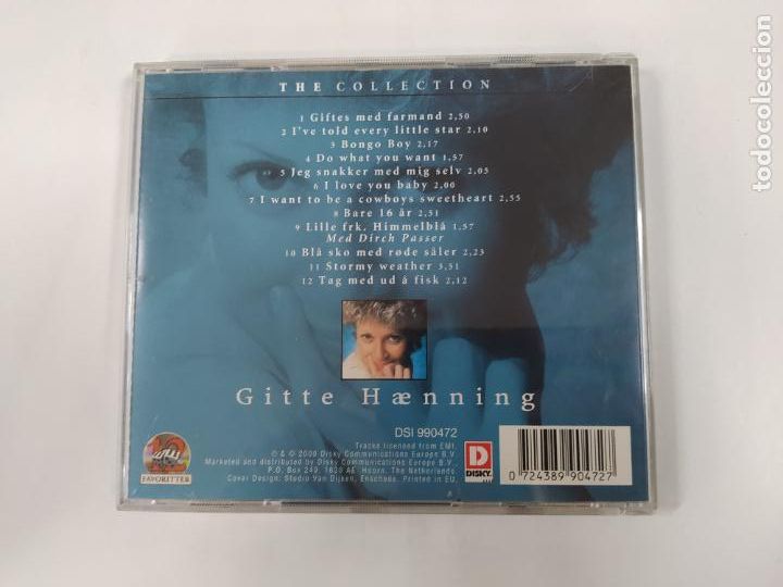 CDs de m&uacute;sica: Gitte H&aelig;nning &ndash; The Collection. CD. TDKCD228 - Foto 3
