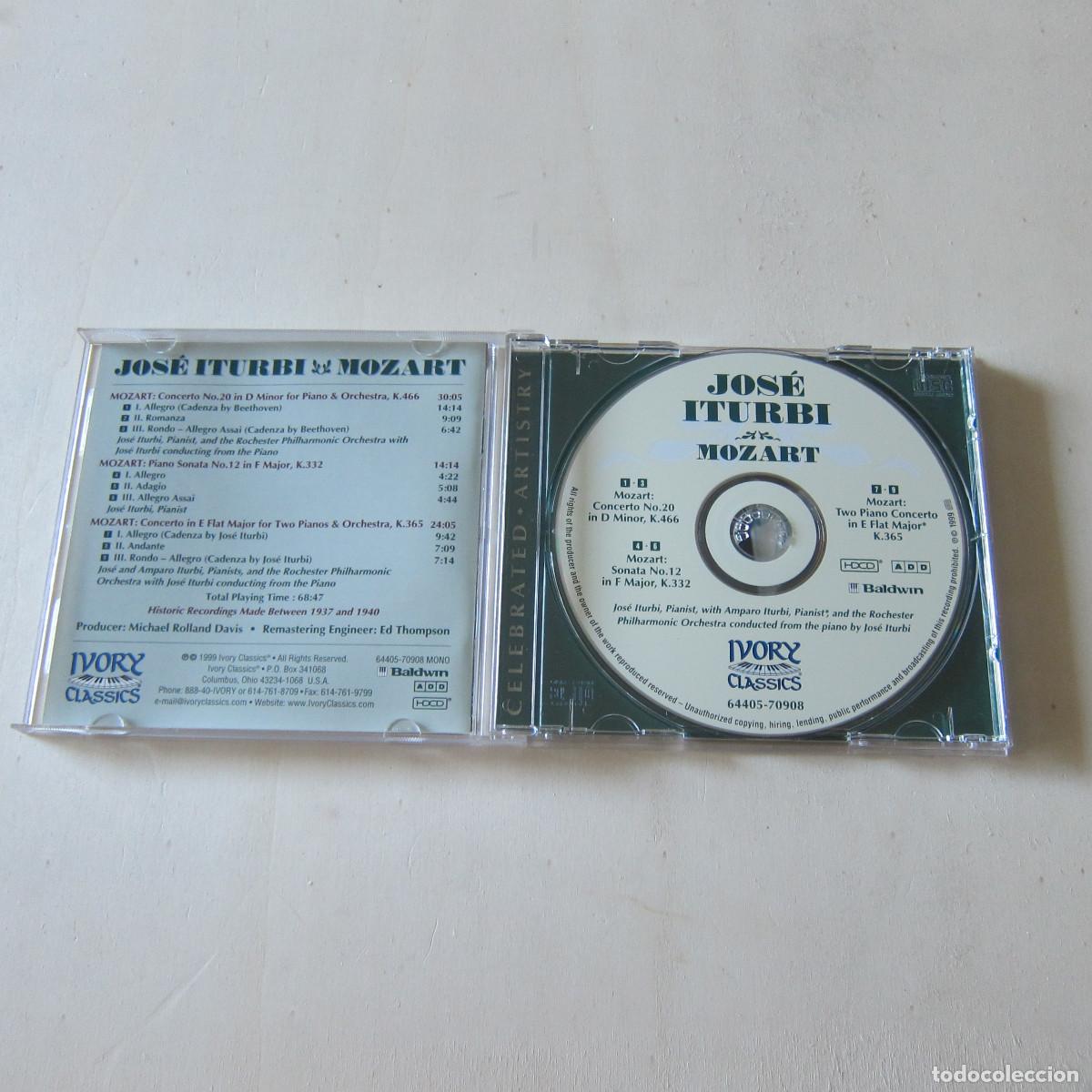 CDs de m&uacute;sica: JOS&Eacute; ITURBI - MOZART (IVORY CLASSICS) CD - Foto 3