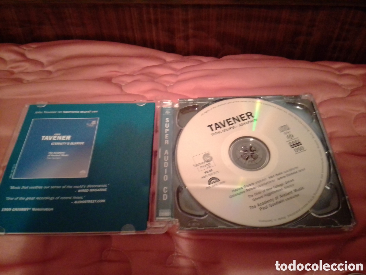 CDs de m&uacute;sica: TOTAL ECLIPSE, John Tavener. Agraphon. Harmonia Mundi. 2003. - Foto 3