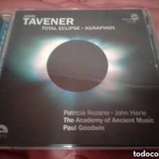 CDs de Música: JOHN TAVENER. TOTAL ECLIPSE. AGRAPHON. HARMONIA MUNDI. 2003.. Lote 384271149