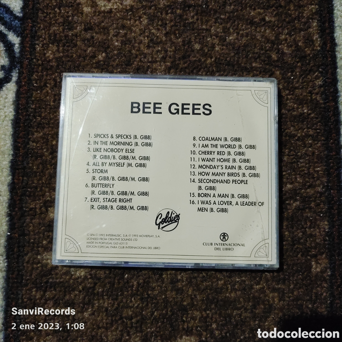 CDs de m&uacute;sica: BEE GEES (LOS 60, LA GRAN DECADA DE LOS 60 PARA RECORDAR) - Foto 2