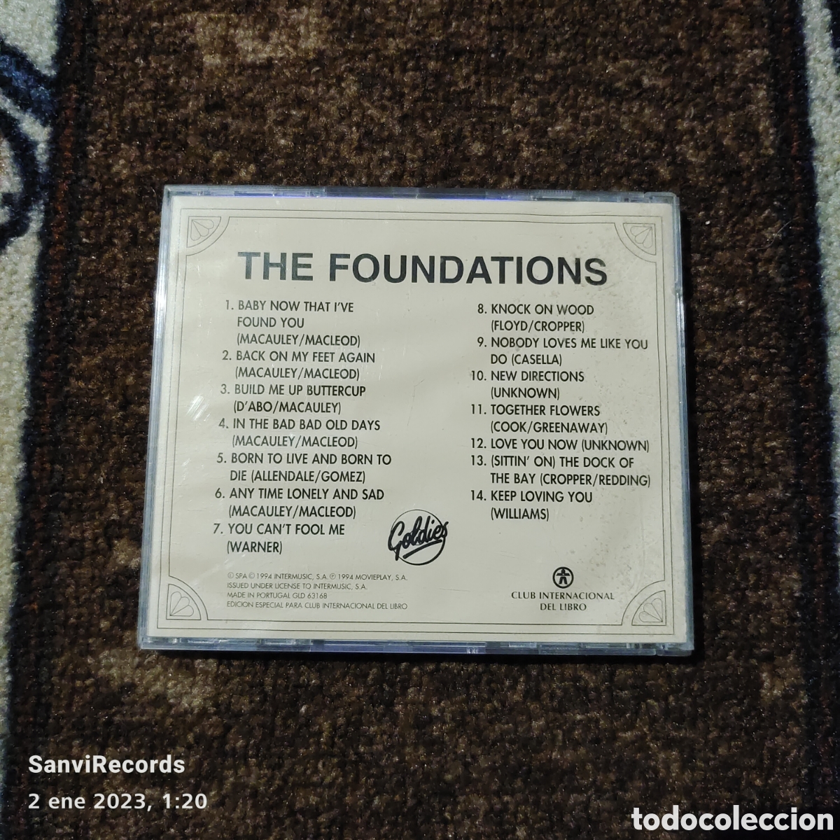 CDs de m&uacute;sica: THE FOUNDATIONS (LOS 60, LA GRAN DECADA DE LOS 60 PARA RECORDAR) - Foto 2