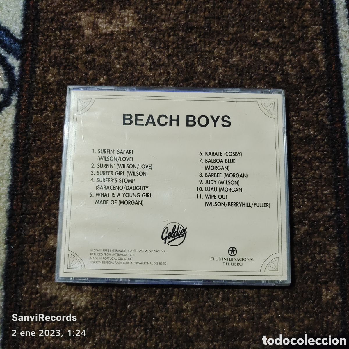 CDs de m&uacute;sica: BEACH BOYS (LOS 60, LA GRAN DECADA DE LOS 60 PARA RECORDAR) - Foto 2