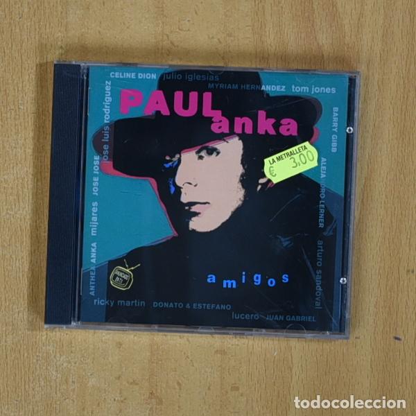 CDs de m&uacute;sica: PAUL ANKA - AMIGOS - CD - Foto 1