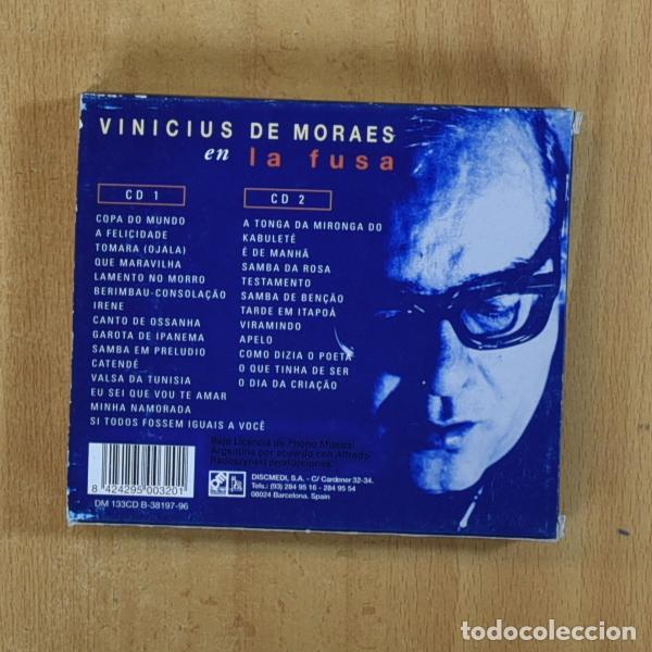 CDs de m&uacute;sica: VINICIUS DE MORAES - LA FUSA - 2 CD - Foto 2