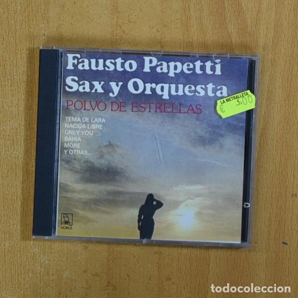 CDs de m&uacute;sica: FAUSTO PAPETTI - SAX Y ORQUESTA POLVO DE ESTRELLAS - CD - Foto 1