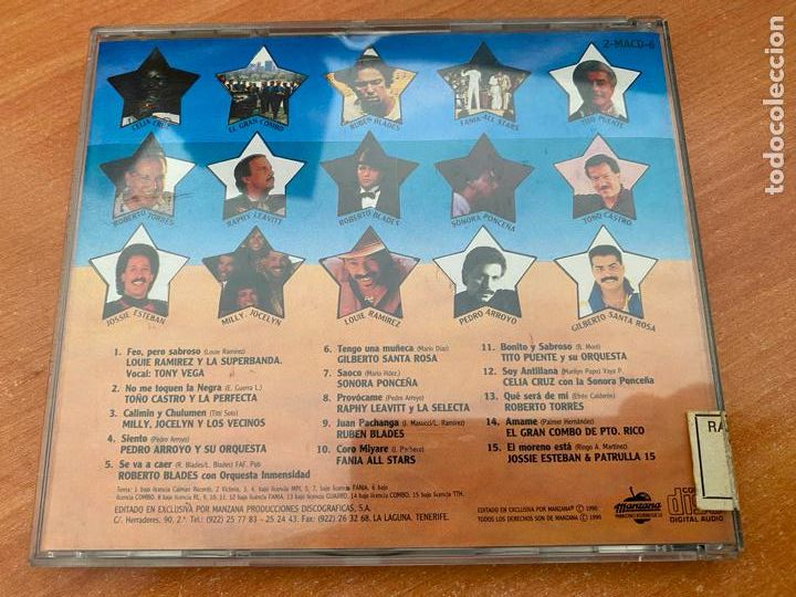CDs de m&uacute;sica: ESTRELLAS DE LA SALSA 2. CD 15 CANCIONES (CDI8) - Foto 3