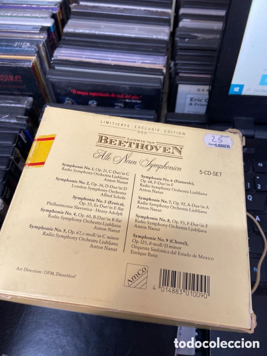 CDs de m&uacute;sica: Beethoven limitierte exclusiv edition 5 cds - Foto 2