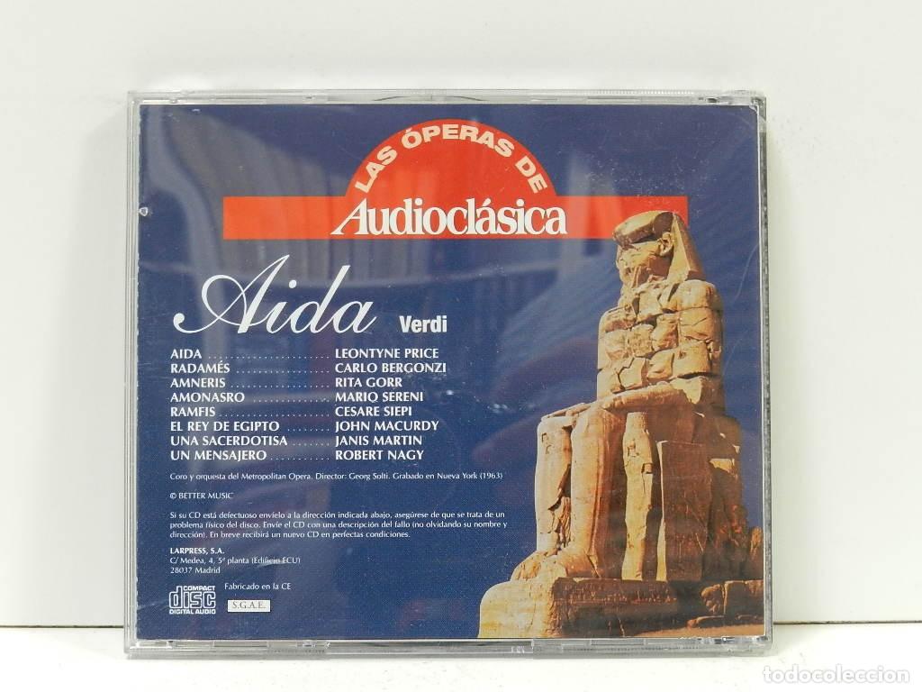 CDs de m&uacute;sica: DISCO CD. Las Operas de Audiocl&aacute;sica - Aida. COMPACT DISC. - Foto 2